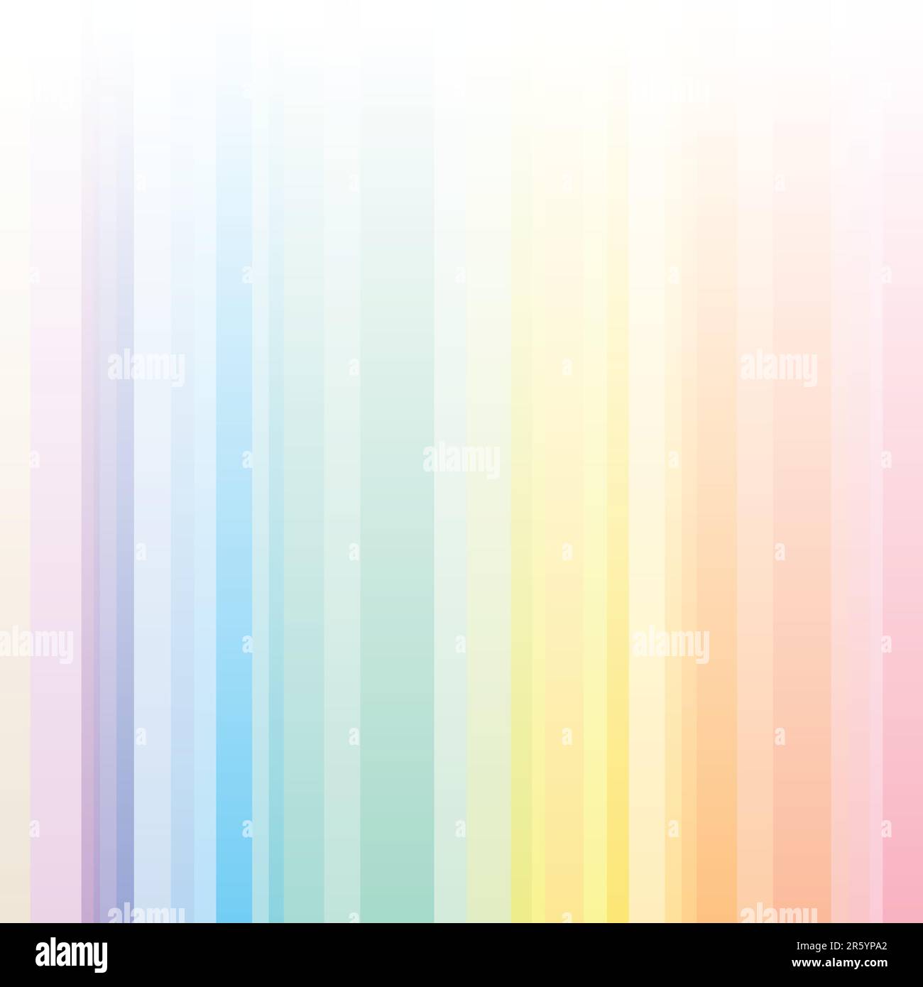 Seamless harmony stripes pattern with rainbow colors, ideal for a background. Stock Vector