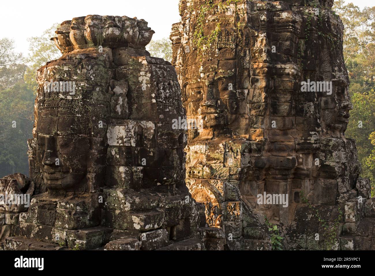 The Bayon is a richly decorated Khmer Buddhist temple located in Angkor ...