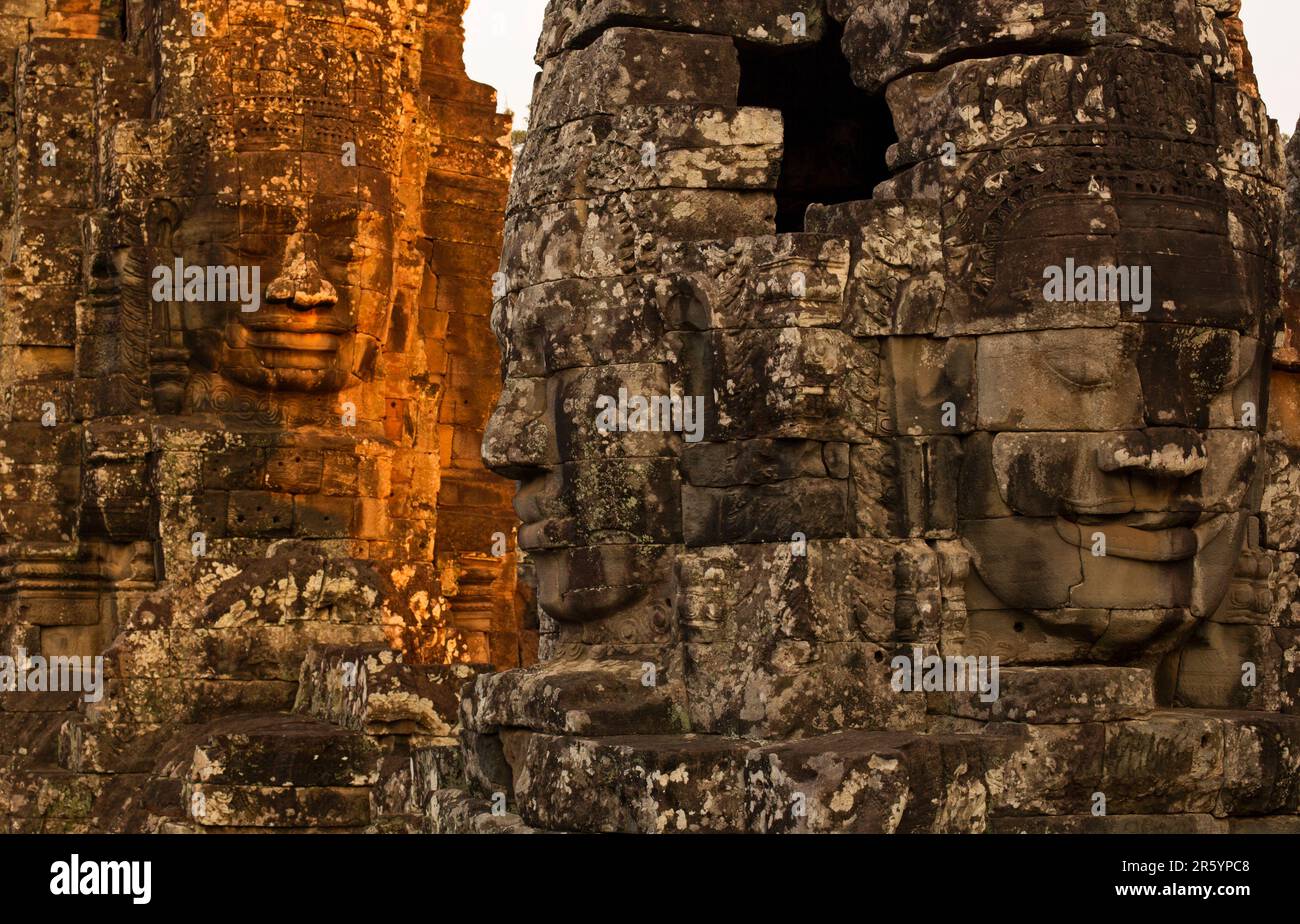 The Bayon is a richly decorated Khmer Buddhist temple located in Angkor ...