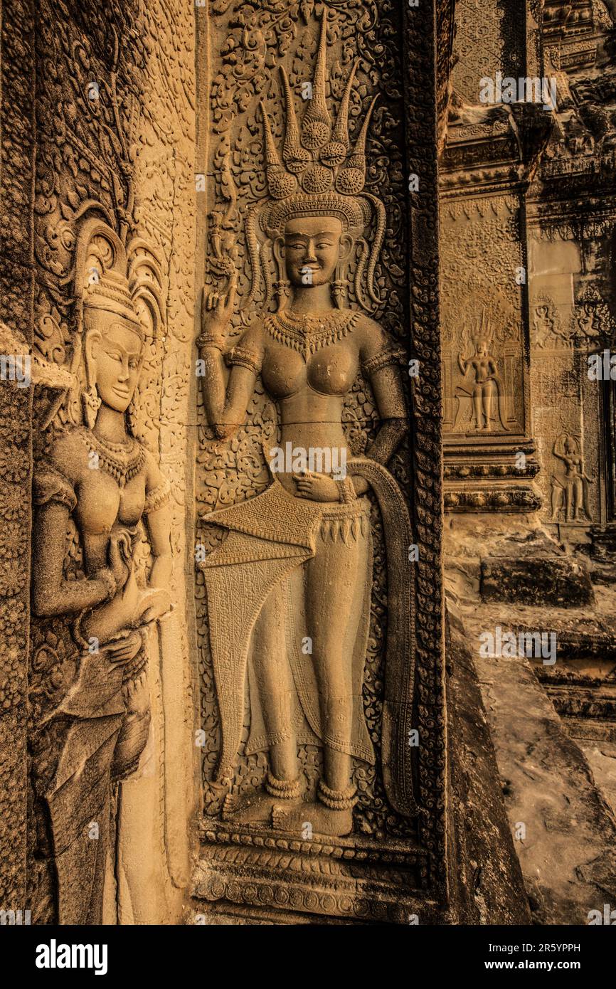 Angkor Wat Temple complex is considered to be the largest religious