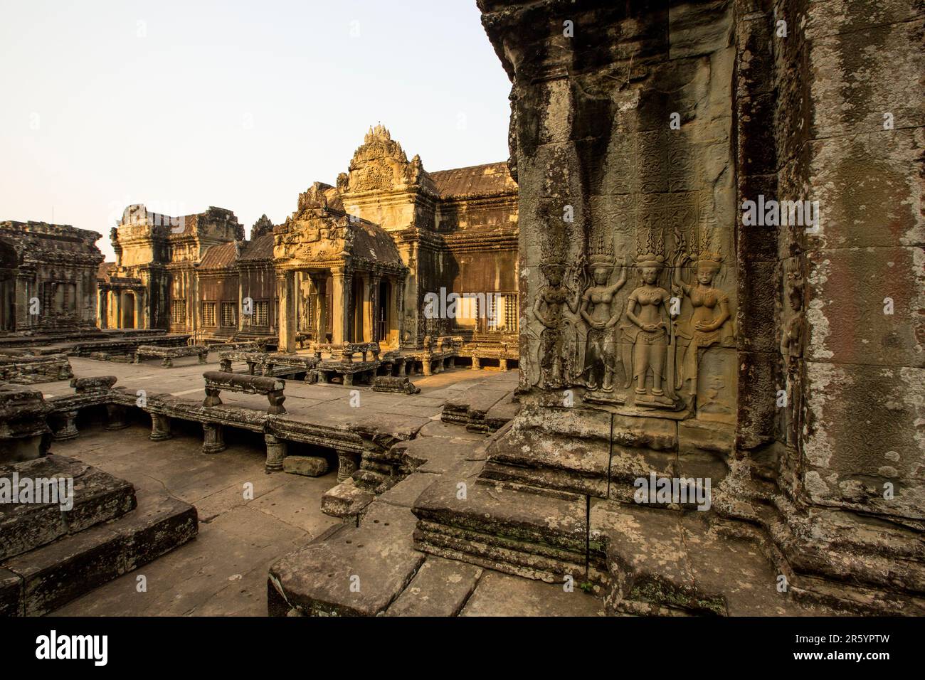 The world wonder Angkor Wat Temple complex is considered to be the