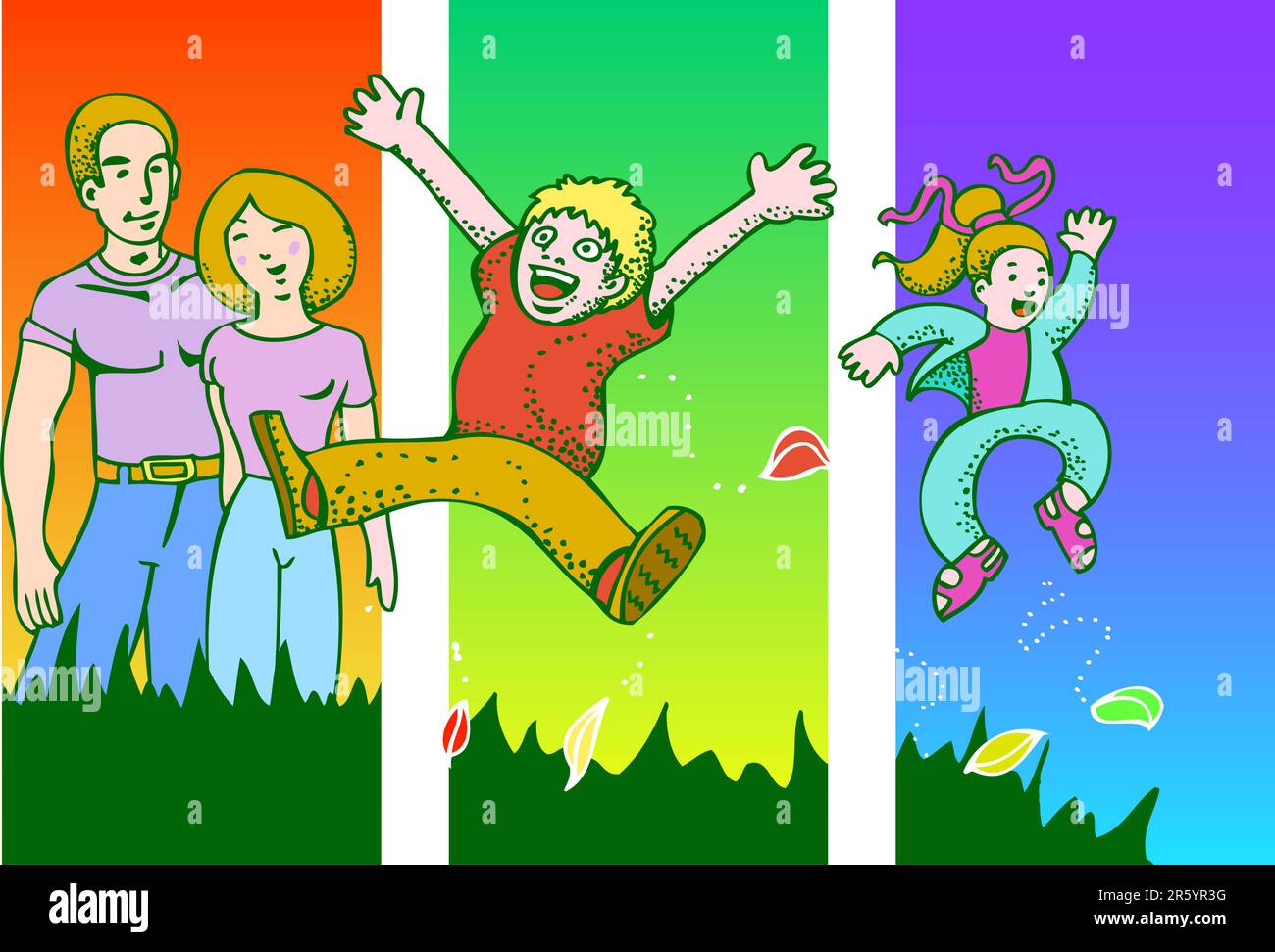 Having great time Stock Vector Images - Alamy
