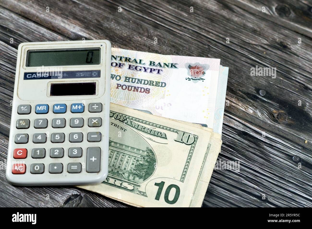 cairo-egypt-may-31-2023-egyptian-pounds-and-usd-american-dollars