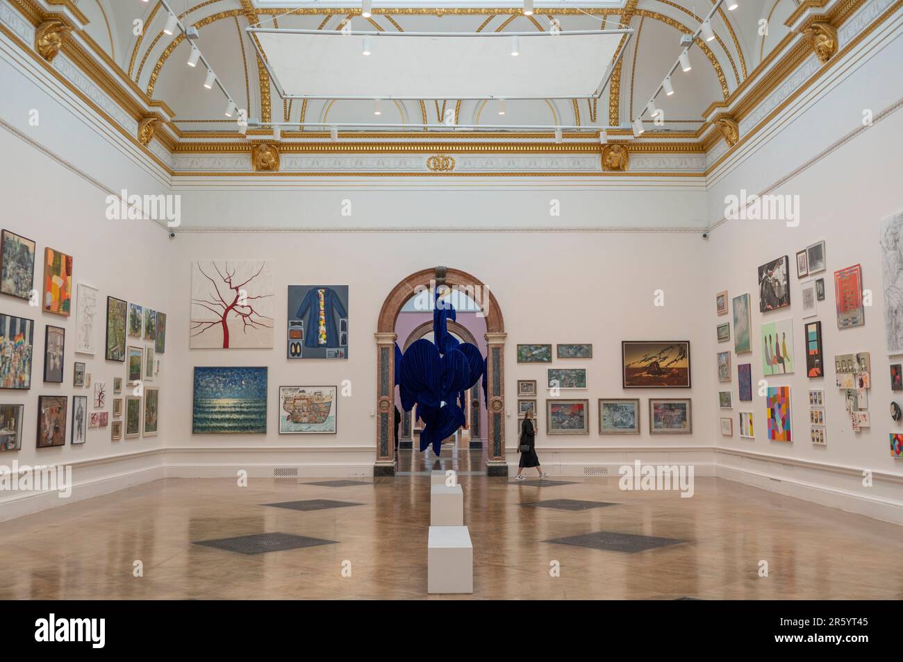 Open submission contemporary art show hires stock photography and