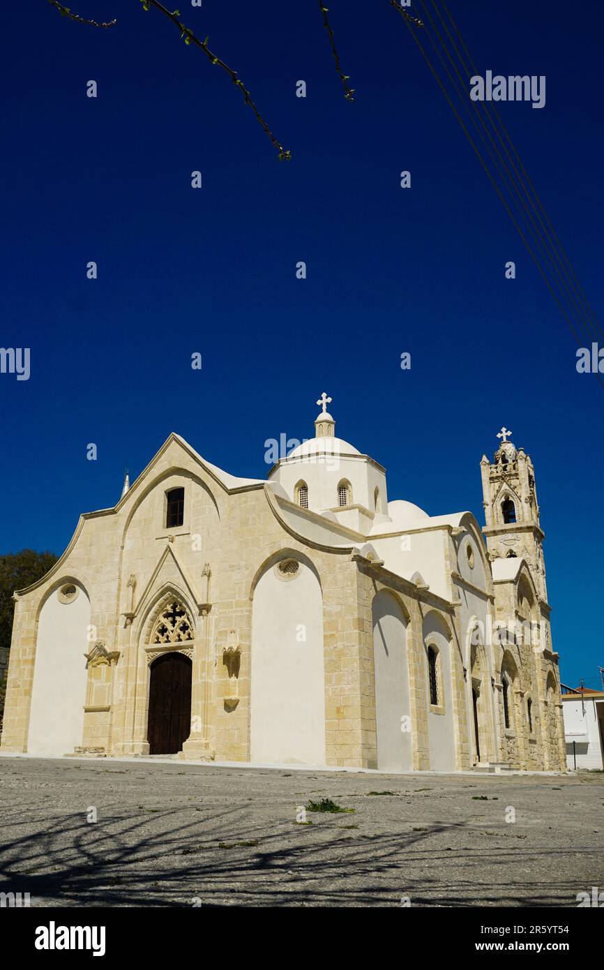 4 April 2023 Limassol Cyprus. Apostolos Andreas Monastery in Limassol Cyprus Stock Photo
