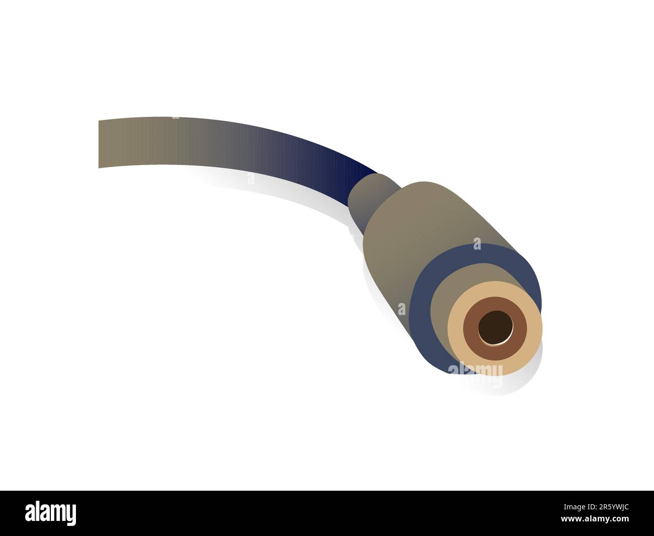 usb cable on isolated background Stock Vector Image & Art - Alamy