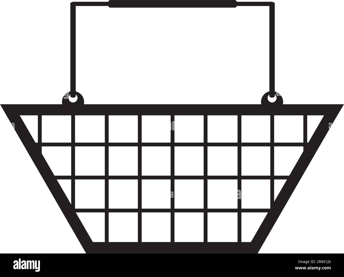 illustration of a black shopping basket symbol Stock Vector Image & Art Alamy