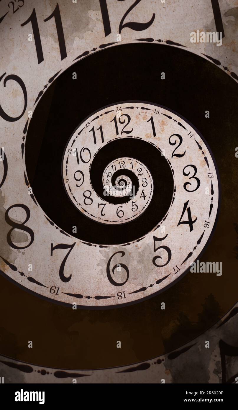 Infinity and other time related concepts. Twisted hour numbers. Clock