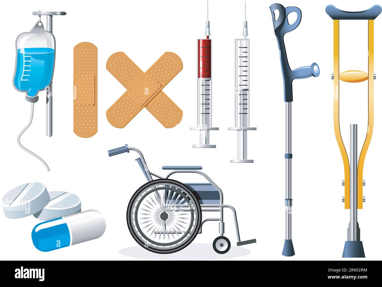 Health Icons Stock Vector