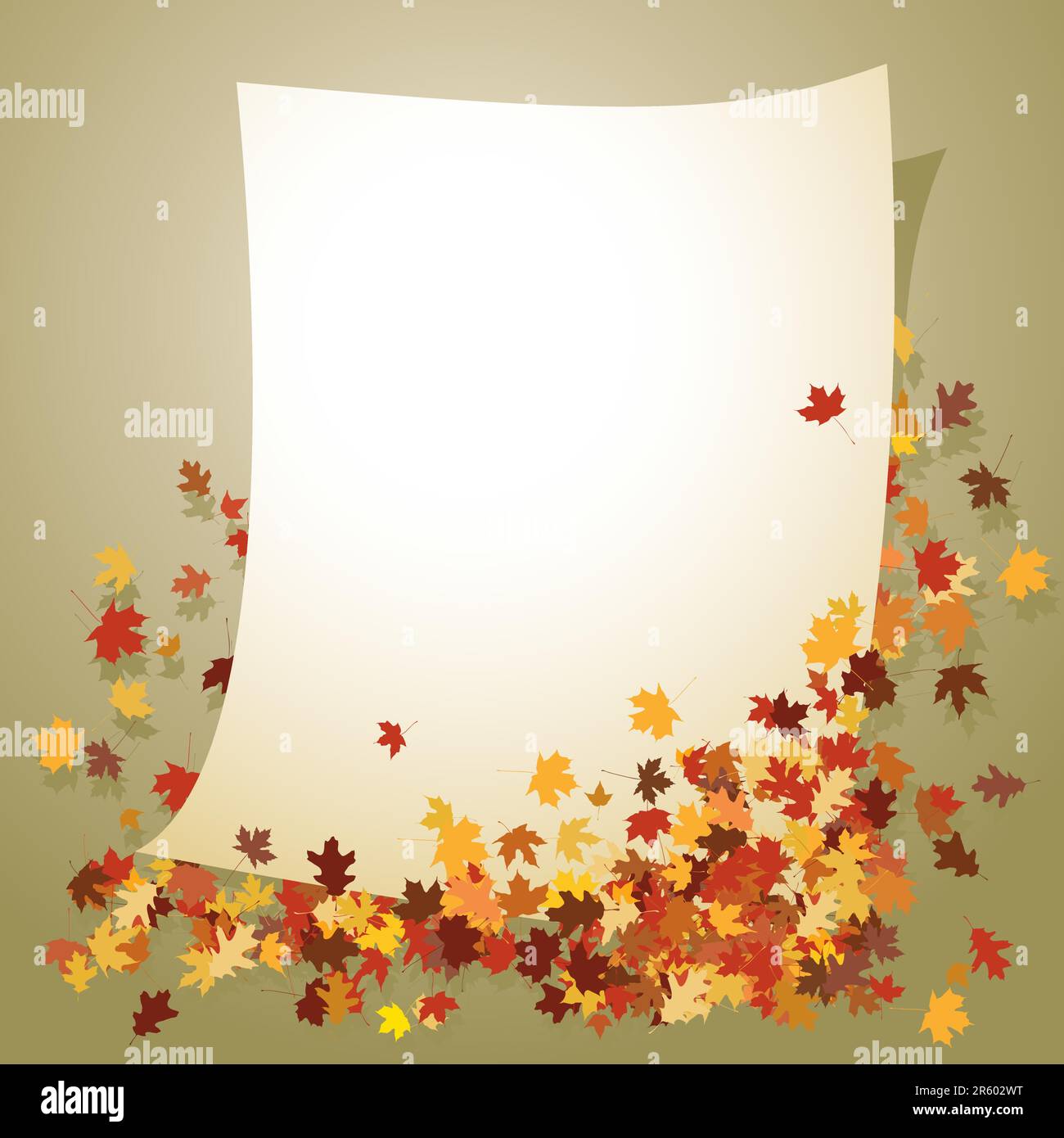vector image of autumn leaves Stock Vector Image & Art - Alamy