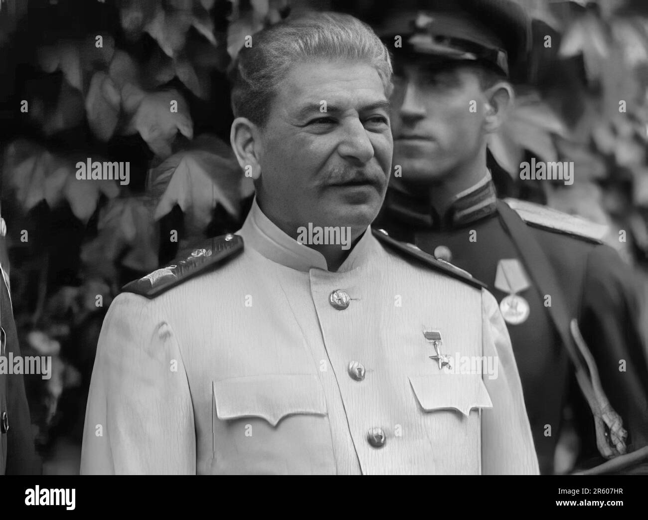 1945 Joseph Stalin at the Potsdam Conference Stock Photo