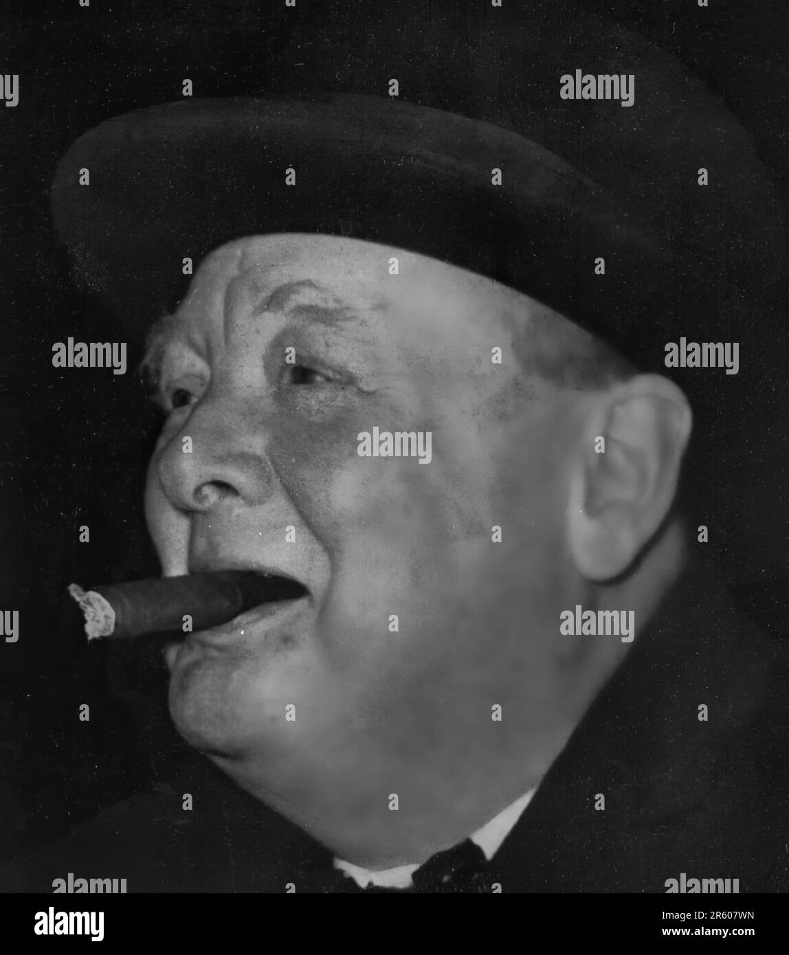 Prime Minister Sir Winston Churchill Stock Photo