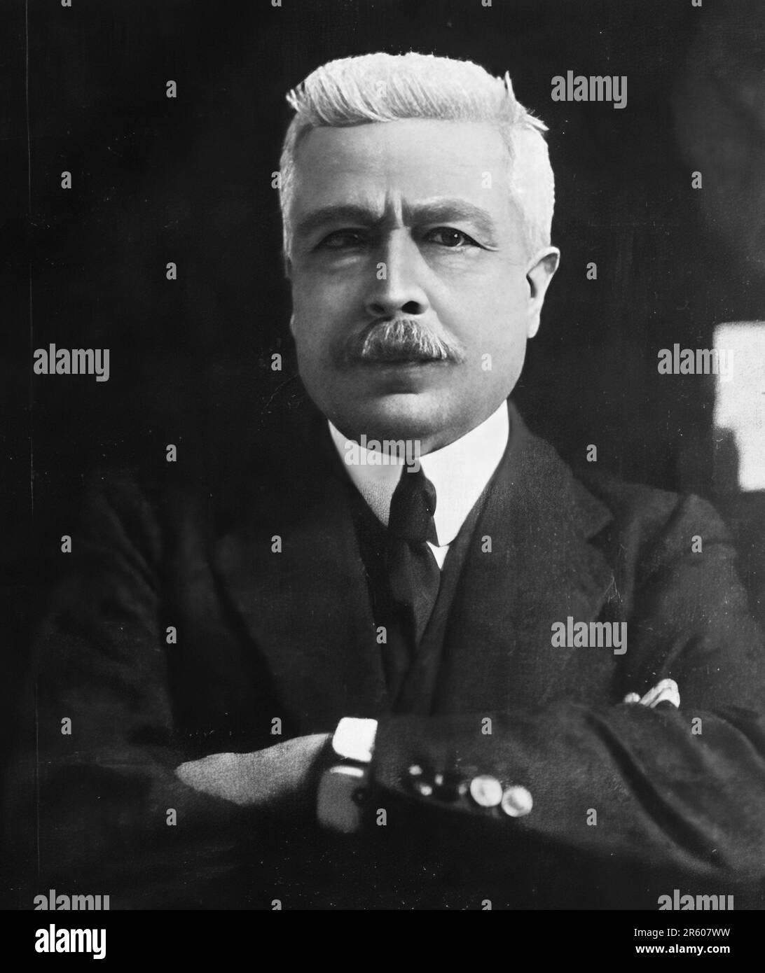 Vittorio Emanuele Orlando was a prominent Italian politician and statesman who played a key role in the First World War and the post-war Stock Photo