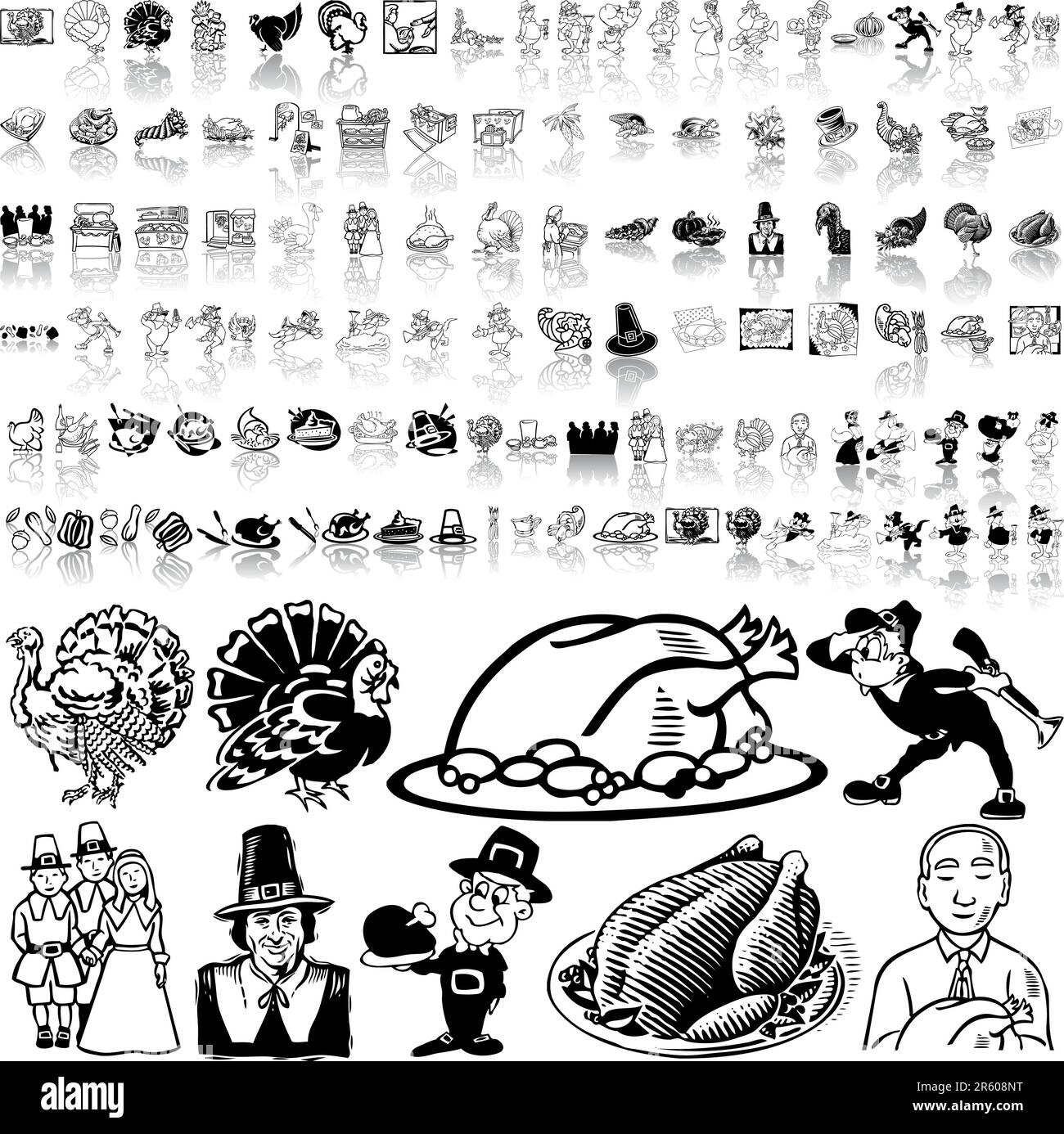 Layers of meat Stock Vector Images Alamy