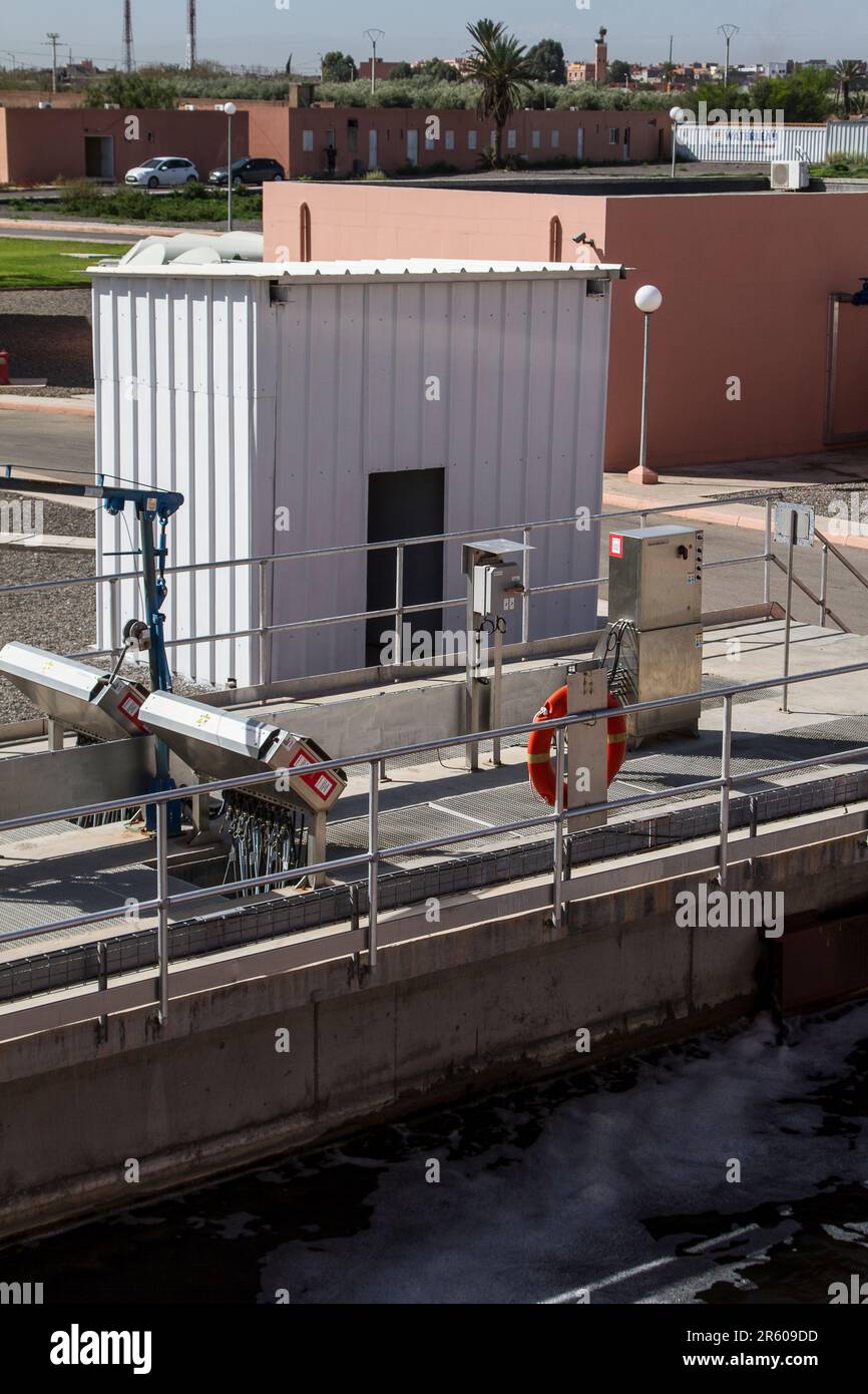 Inside Waterleau Wastewater Treatment Plant Marrakesh's Technical
