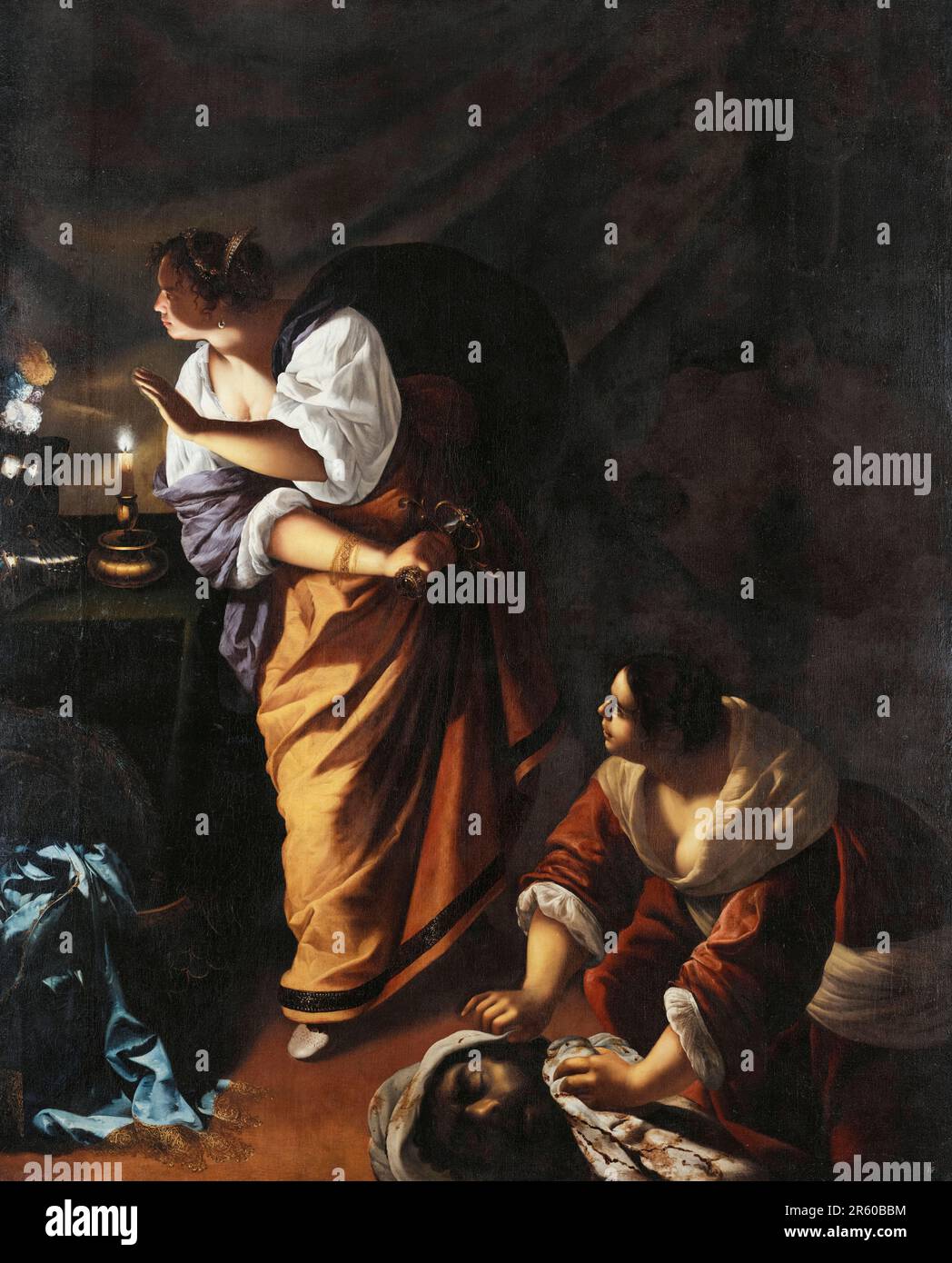 Judith and her maid abra with the head of holofernes hi-res stock ...