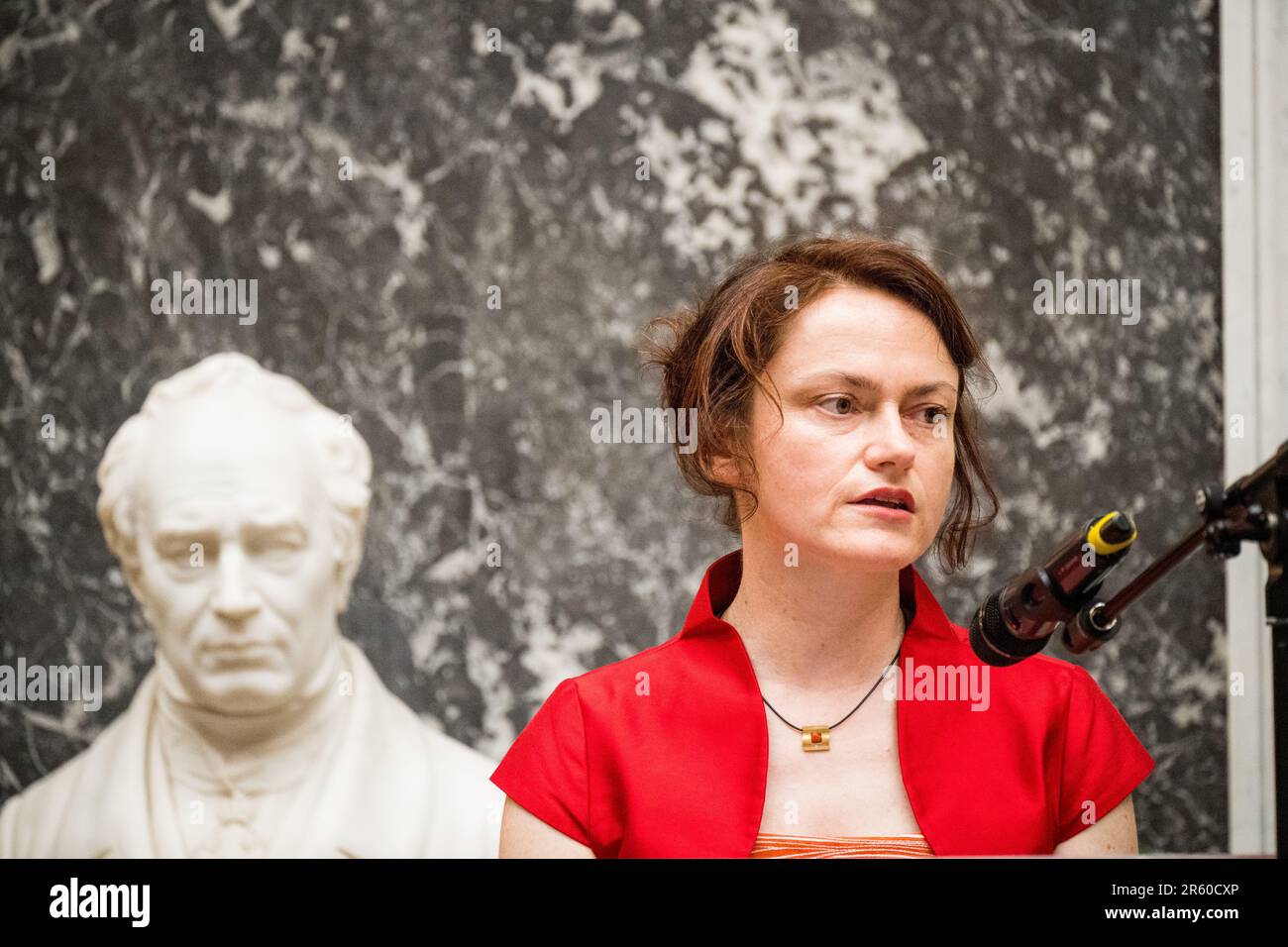 Brussels, Belgium. 06th June, 2023. Sarah-Maria Fendt pictured during a ceremony to award the 'Francqui-Collen Prize' scientific awards for 2023, Tuesday 06 June 2023 in Brussels. The scientific prize, which is often referred to as the 'Belgian Nobel Prize', is awarded by The Francqui Foundation and is worth 250.000 euros. BELGA PHOTO JASPER JACOBS Credit: Belga News Agency/Alamy Live News Stock Photo