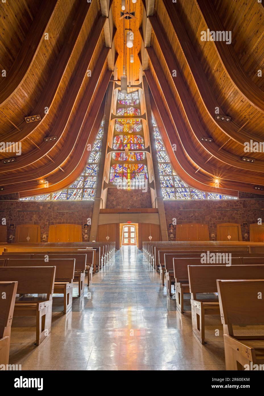 Interior view of the entrance to Terra Sancta chapel in Rapid City