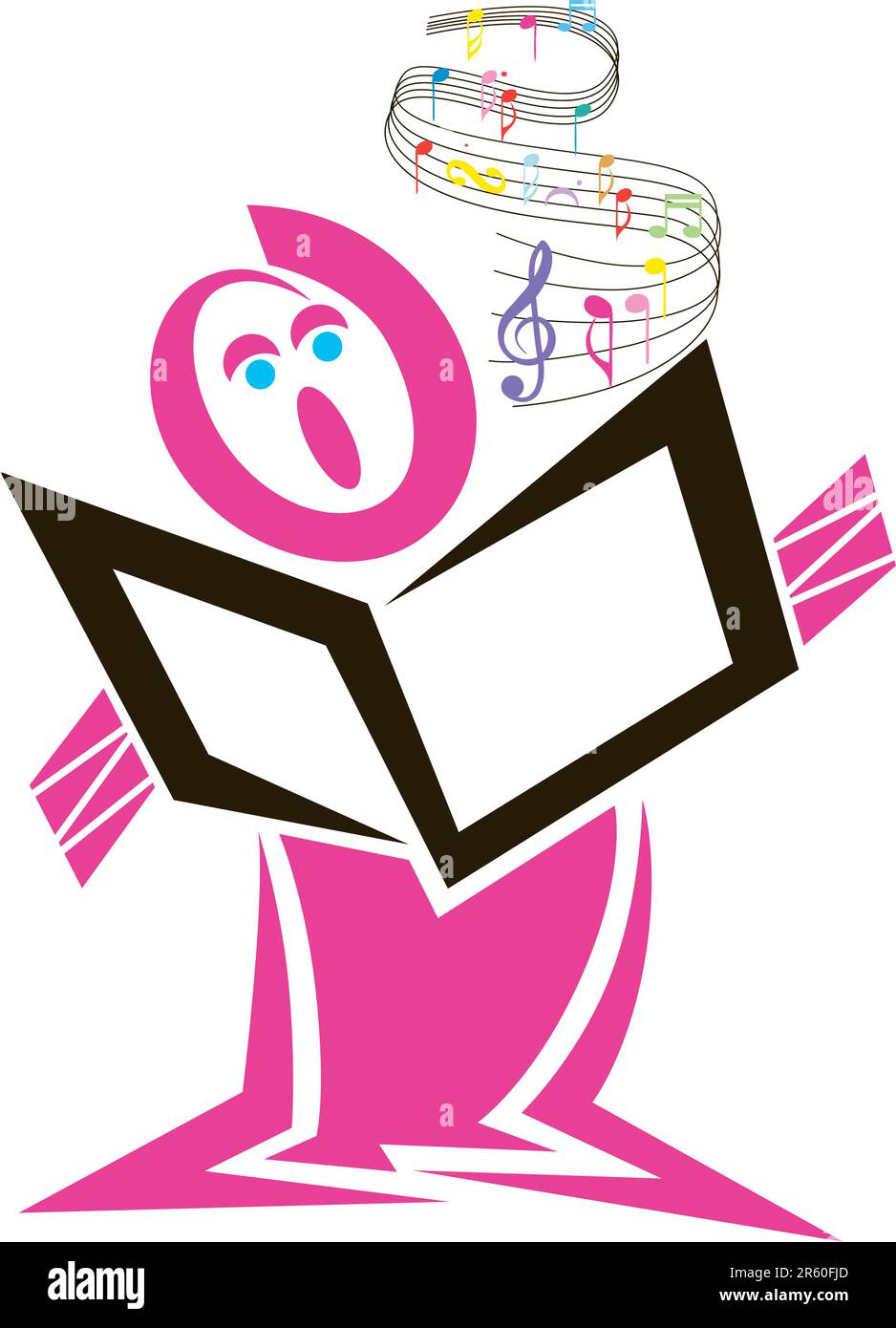 Illustration of a music theme Stock Vector Image & Art Alamy