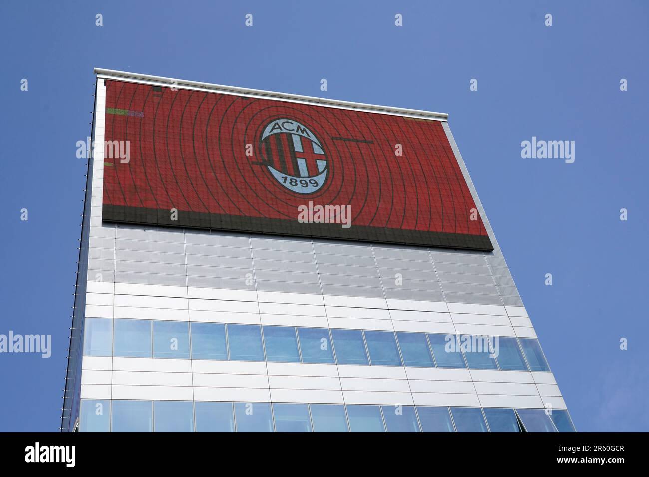 Casa Milan, headquarters of the A.C. football team Milan and one of the official store in Milan