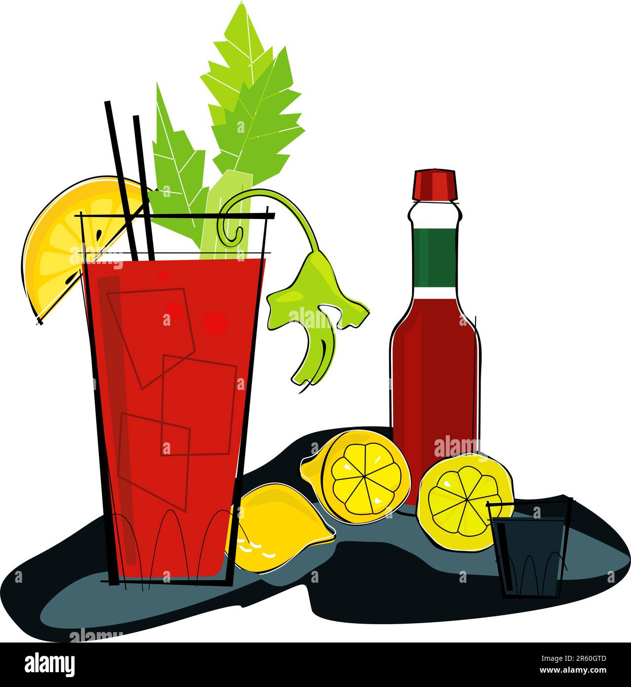 Bloody mary Stock Vector Images - Alamy