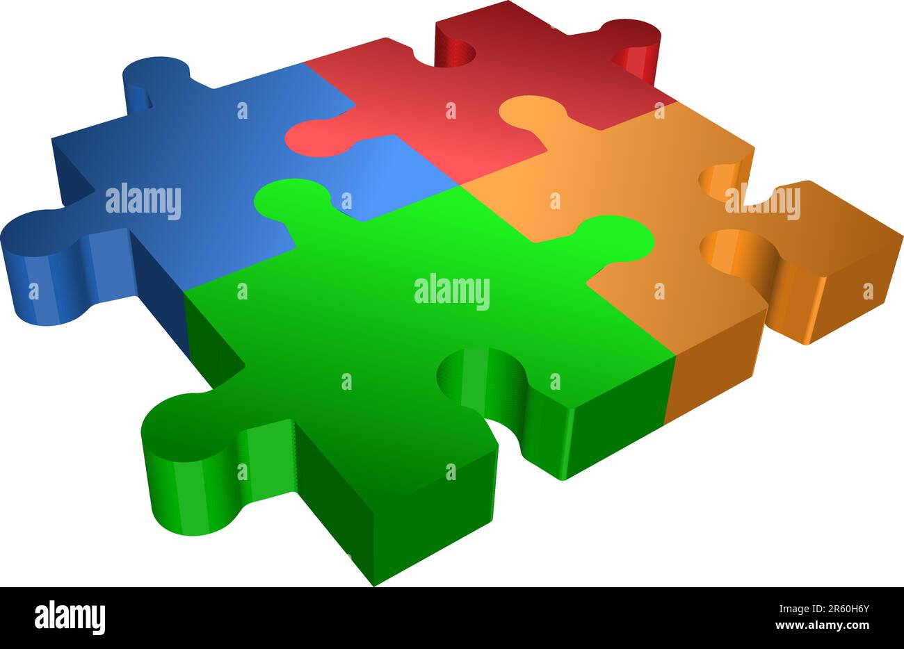 Vector illustration of puzzle mosaic background Stock Vector Image ...