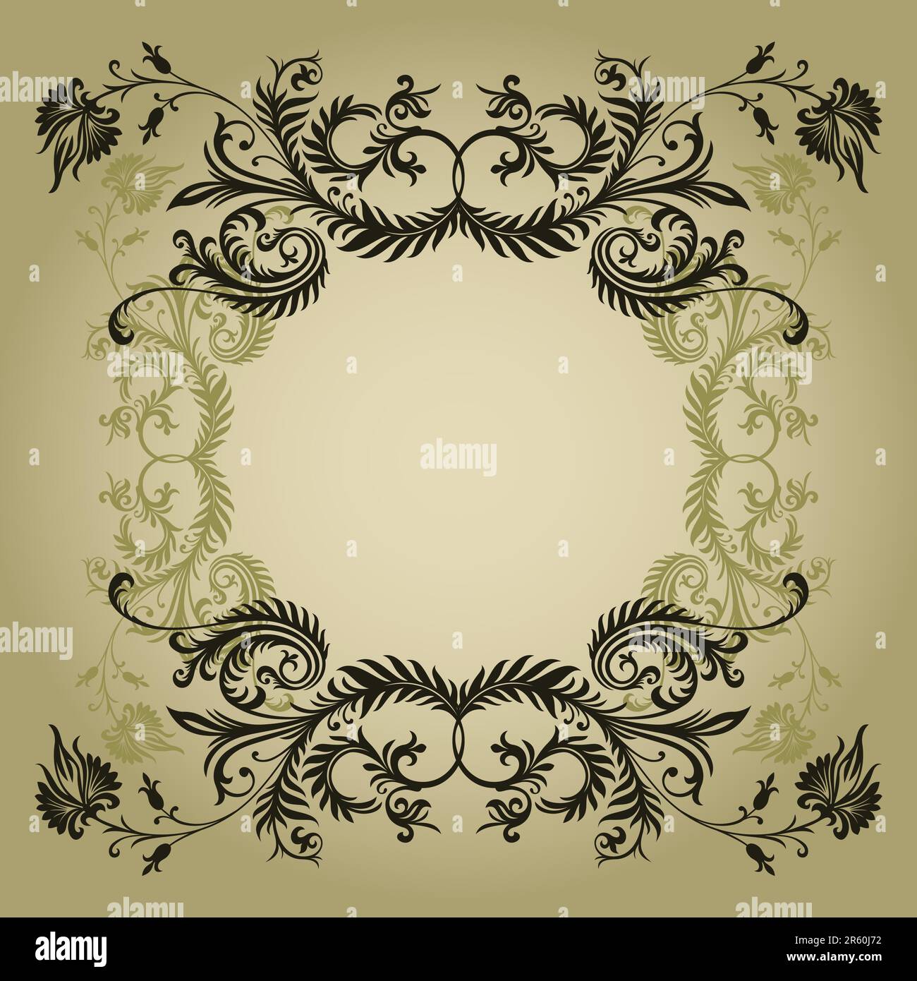 vector ornament In flower style Stock Vector Image & Art - Alamy