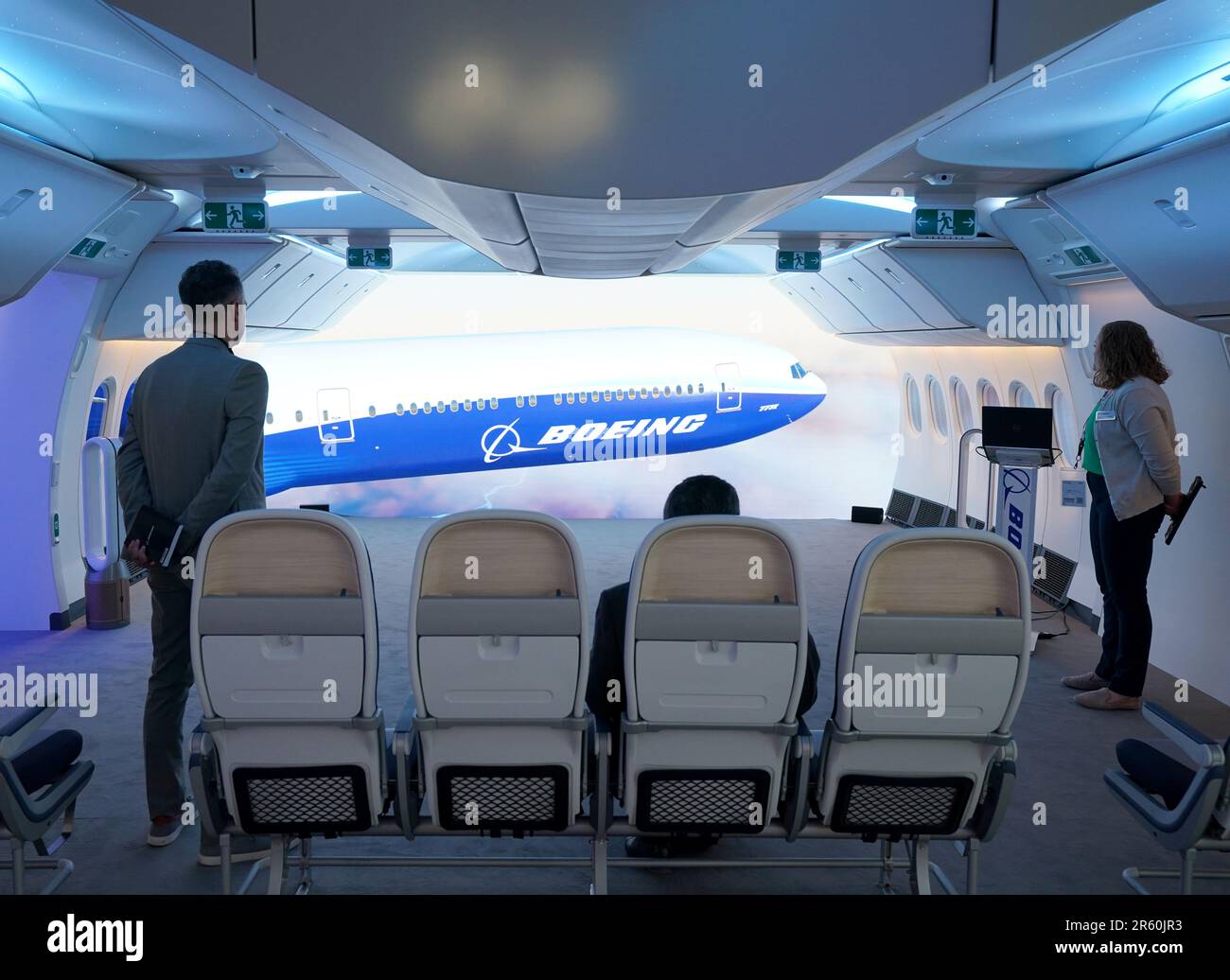Hamburg, Germany. 06th June, 2023. A look inside the mockup of a
