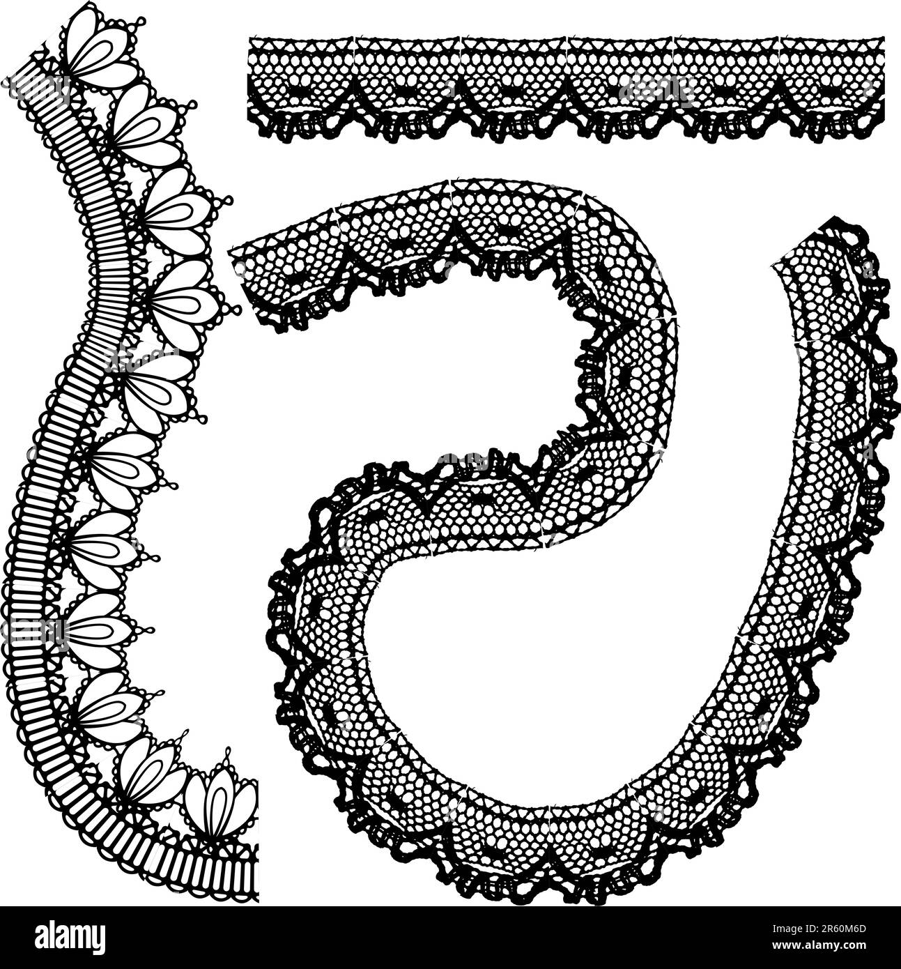 Lace pattern vector Stock Vector Images - Alamy