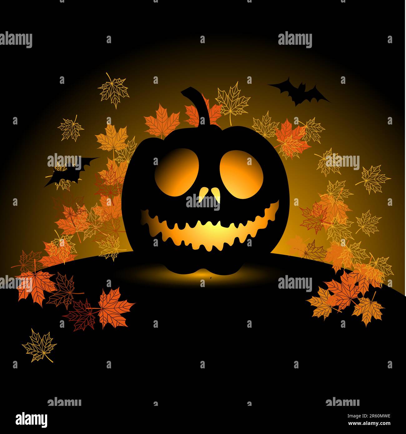 Halloween pumpkin illustration Stock Vector Image & Art - Alamy