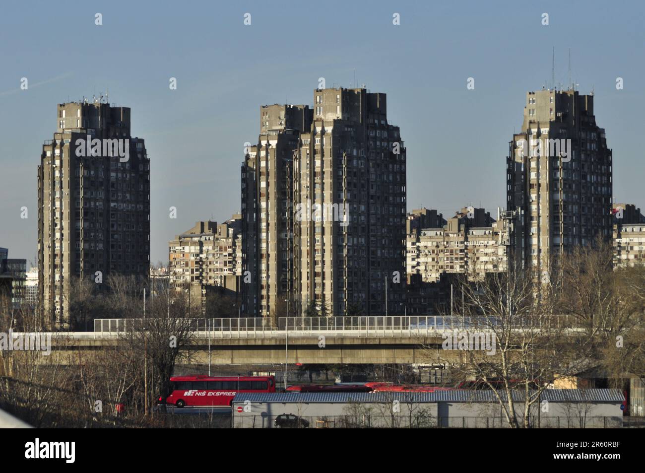 Communist High Rises Highrise residential buildings from communism era Stock Photo - Alamy