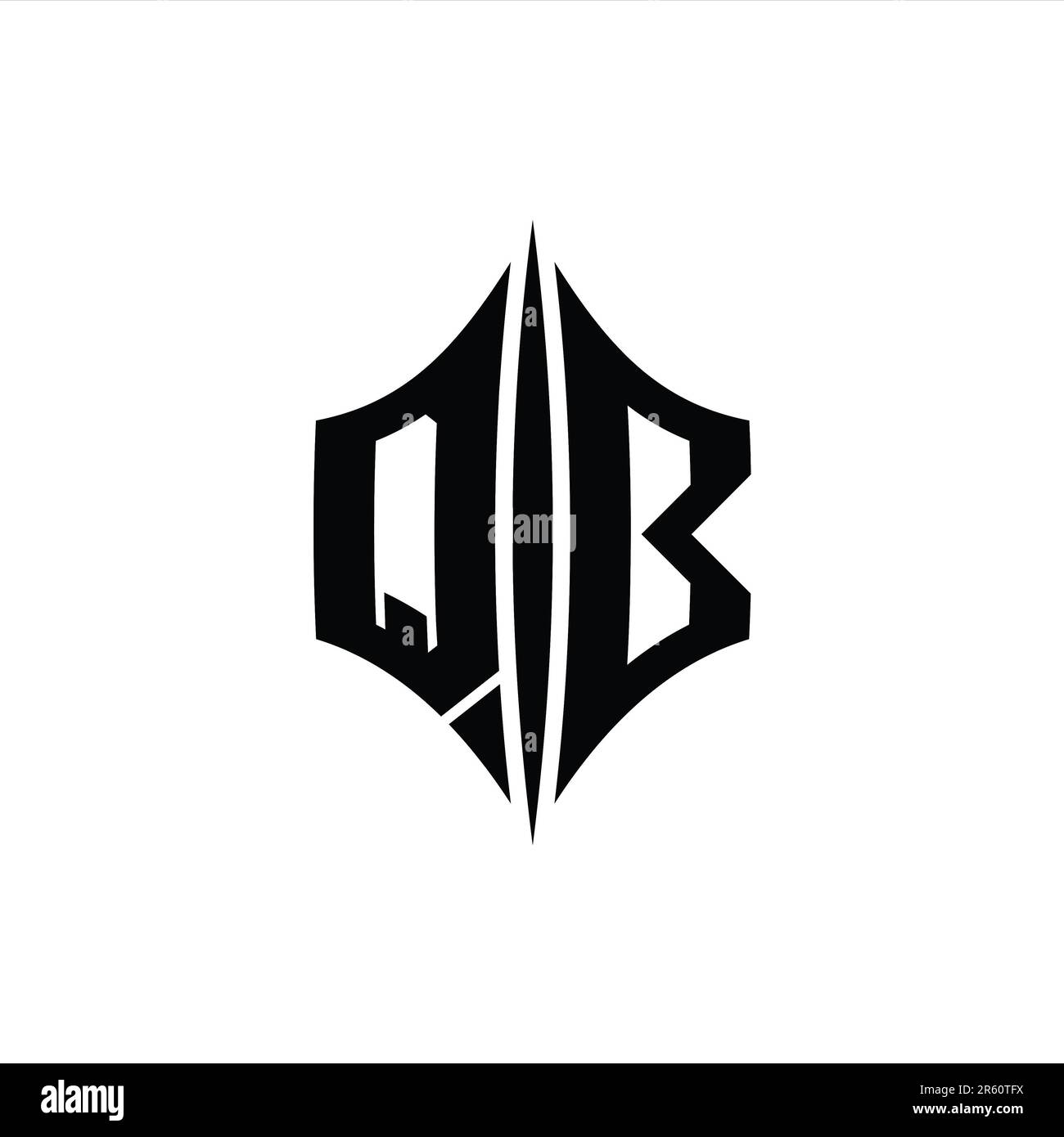 Qb letter logo hi res stock photography and images alamy