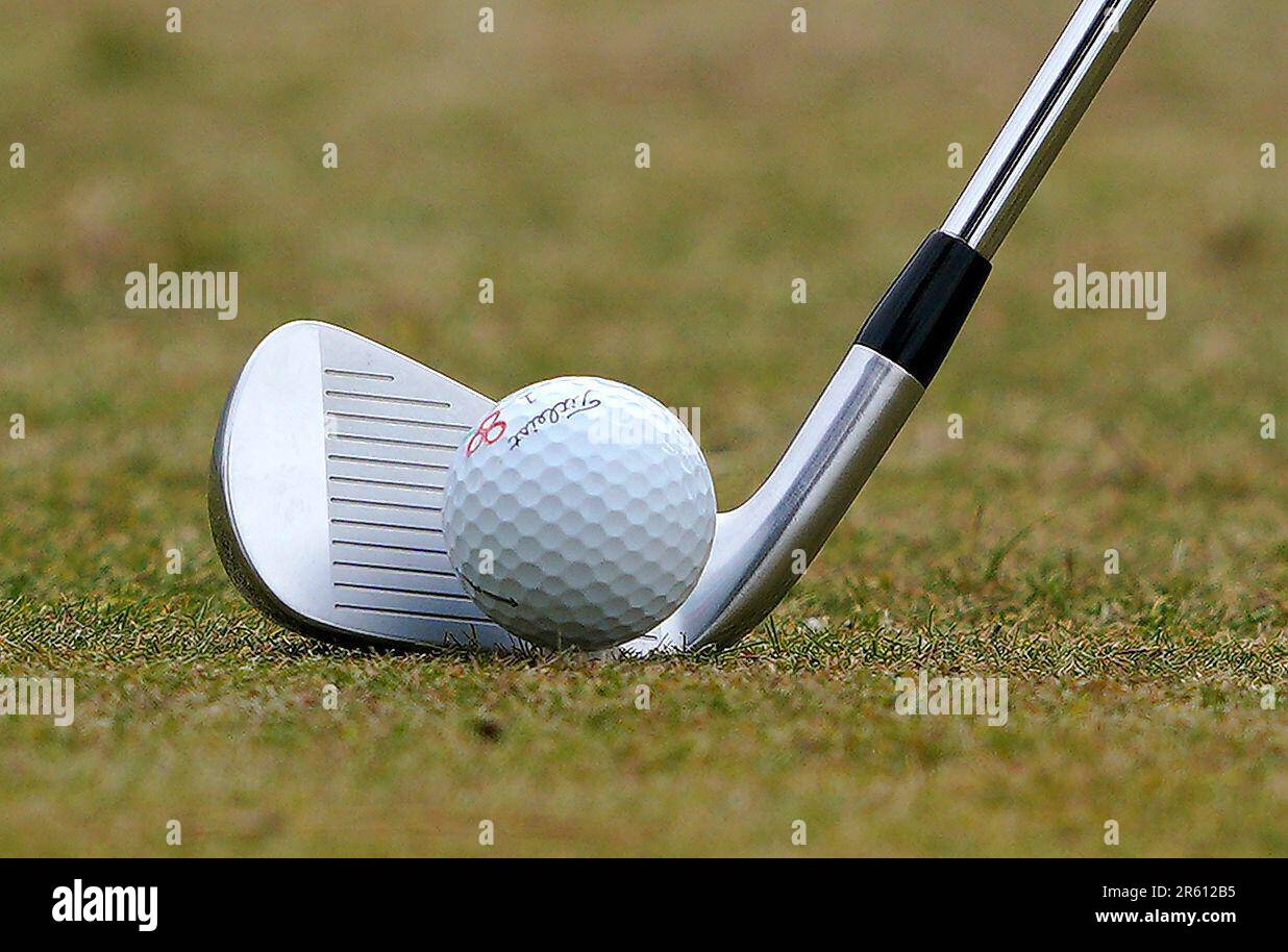 A golf ball being struck hires stock photography and images Alamy