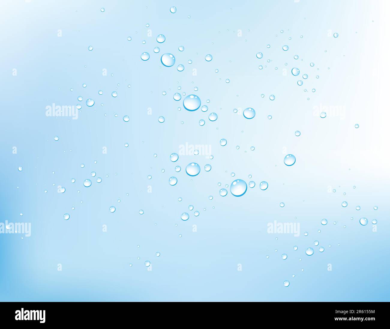 Vector Water Bubbles easy to edit vector EPS file Stock Vector Image