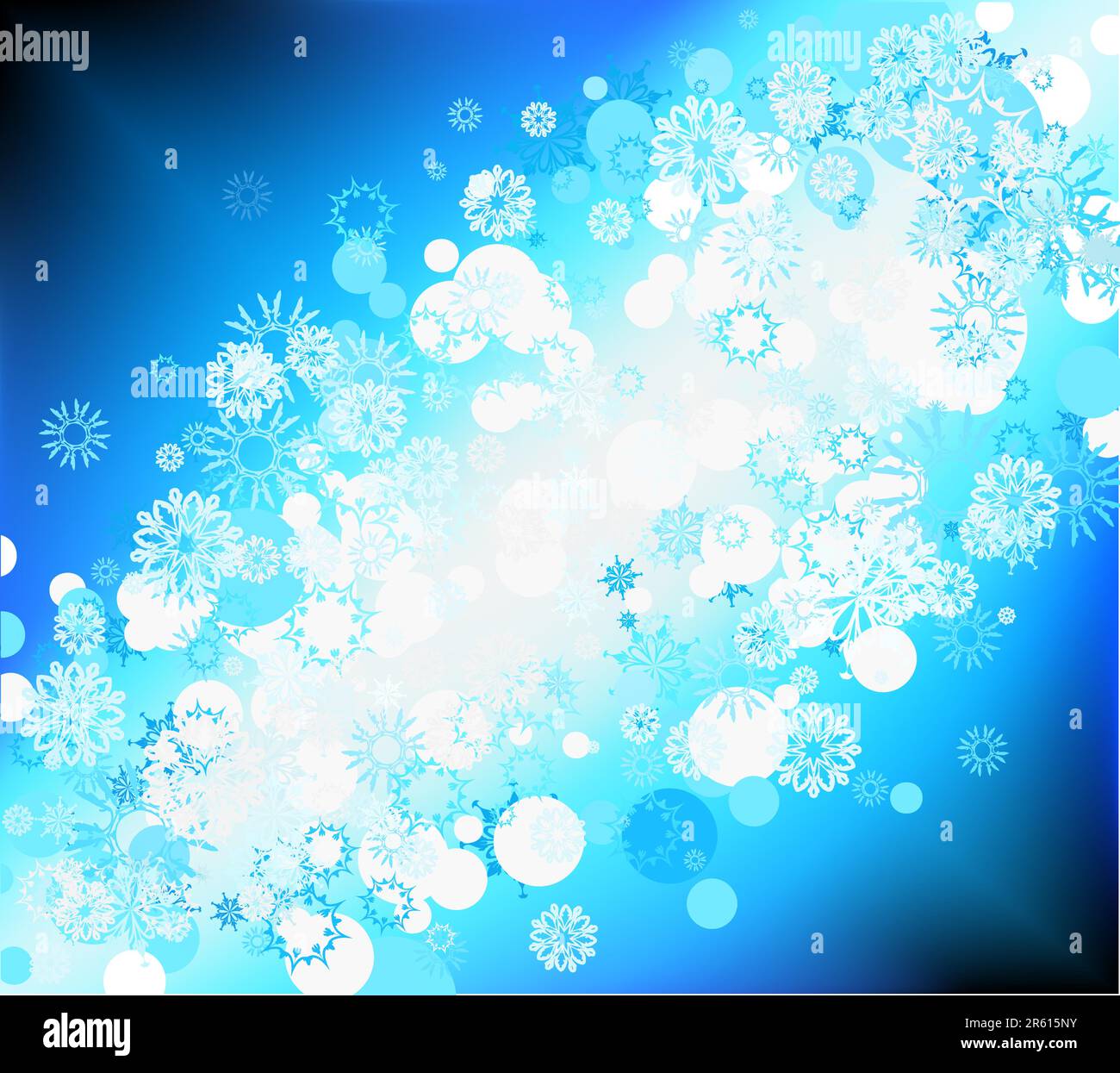 Vector illustration of Soft blue background with many different ...