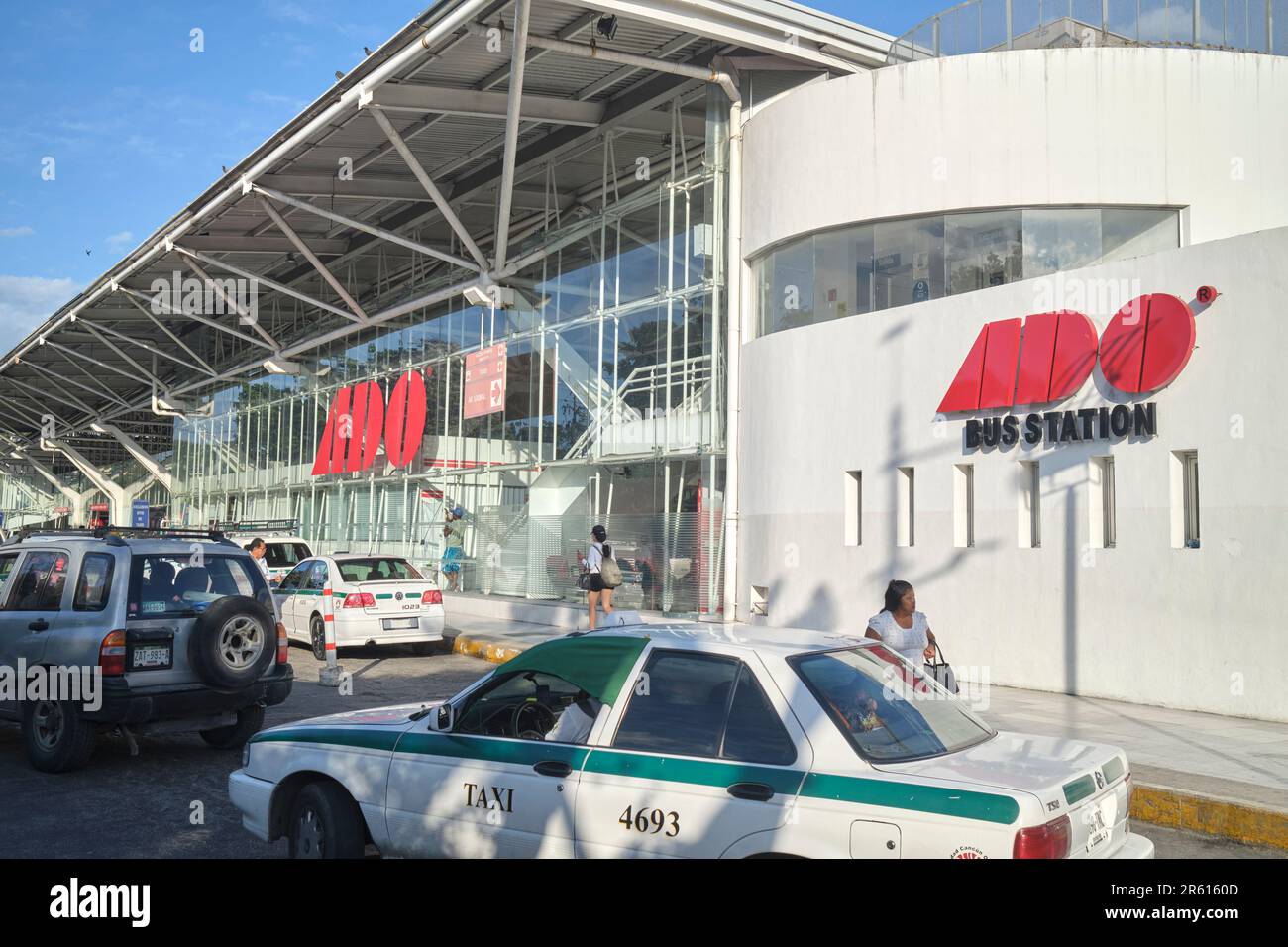 ADO Bus Station Cancun Yucatan Mexico Stock Photo Alamy