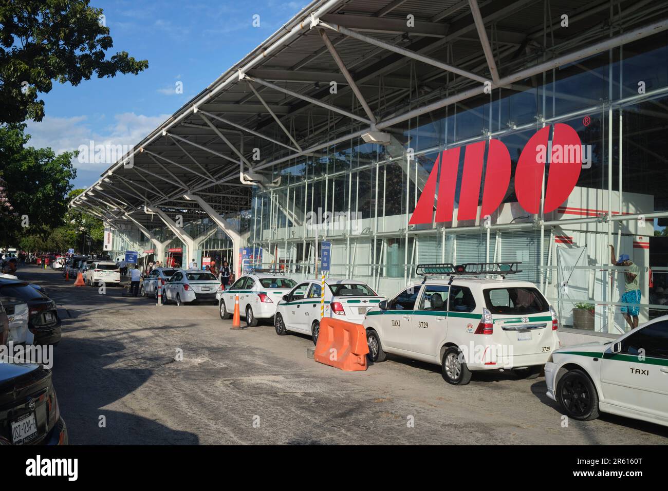 ADO Bus Station Cancun Yucatan Mexico Stock Photo Alamy