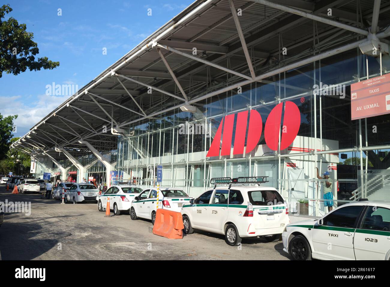 ADO Bus Station Cancun Yucatan Mexico Stock Photo Alamy