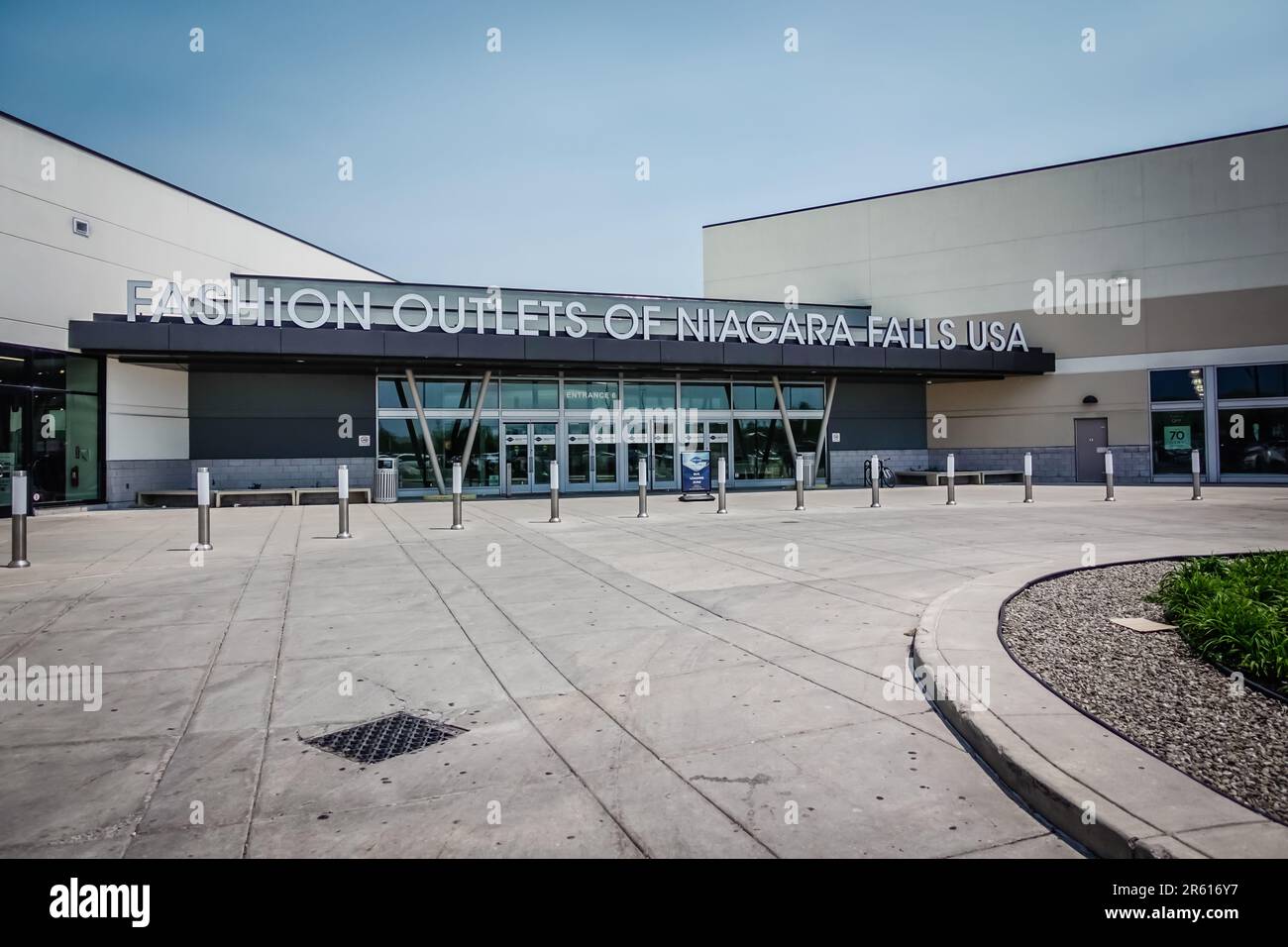 Fashion Outlets of Niagara Falls USA is a contemporary shopping mall
