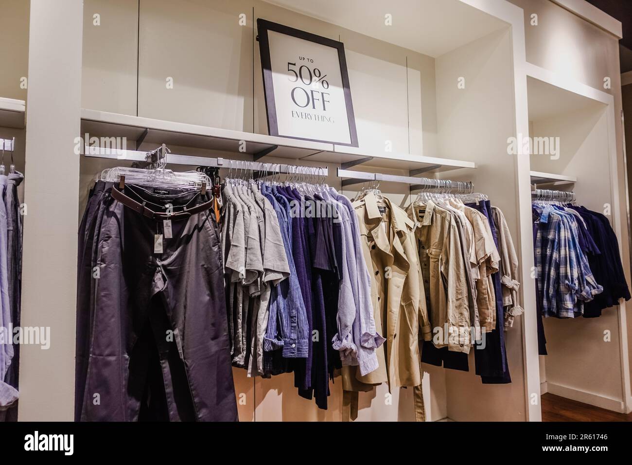 Apparel store interior hi-res stock photography and images - Page 2 - Alamy