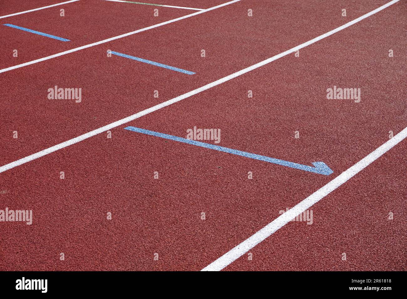 Athletics sports track surface. rubber material backdrop of 400m