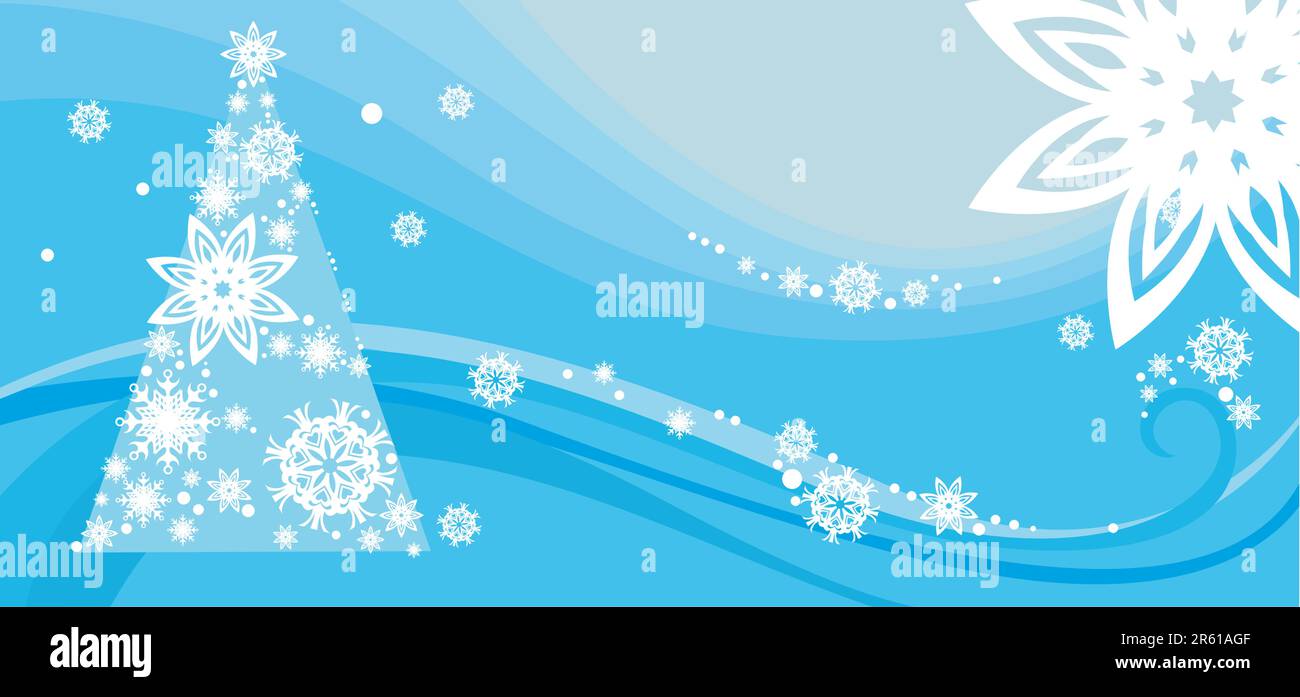 vector illustration of a christmas tree Stock Vector Image & Art - Alamy