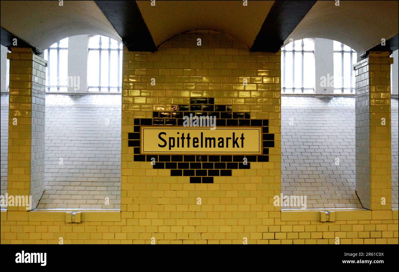 Spittelmarkt, Berlin, Germany. Stock Photo