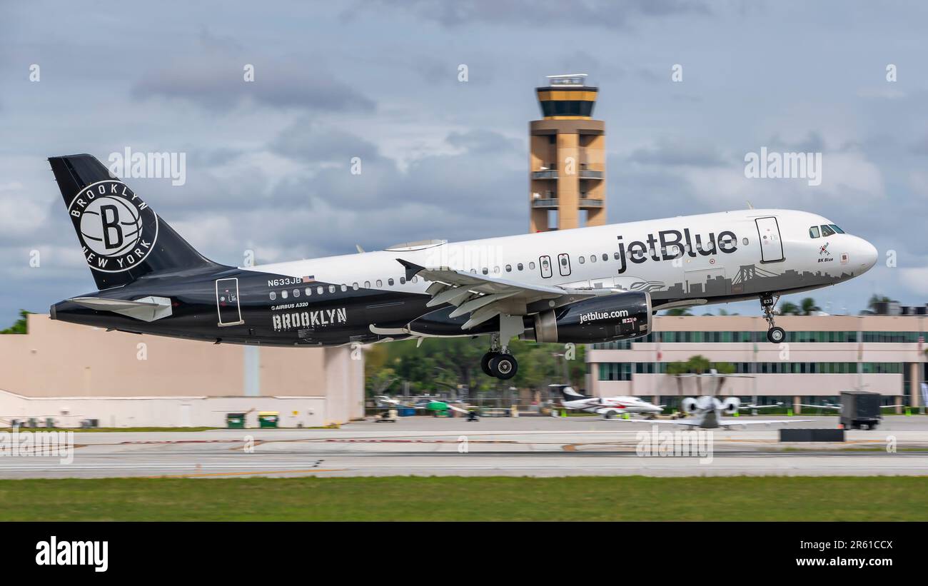 jetBlue A320 "BK Blue" Livery Stock Photo Alamy