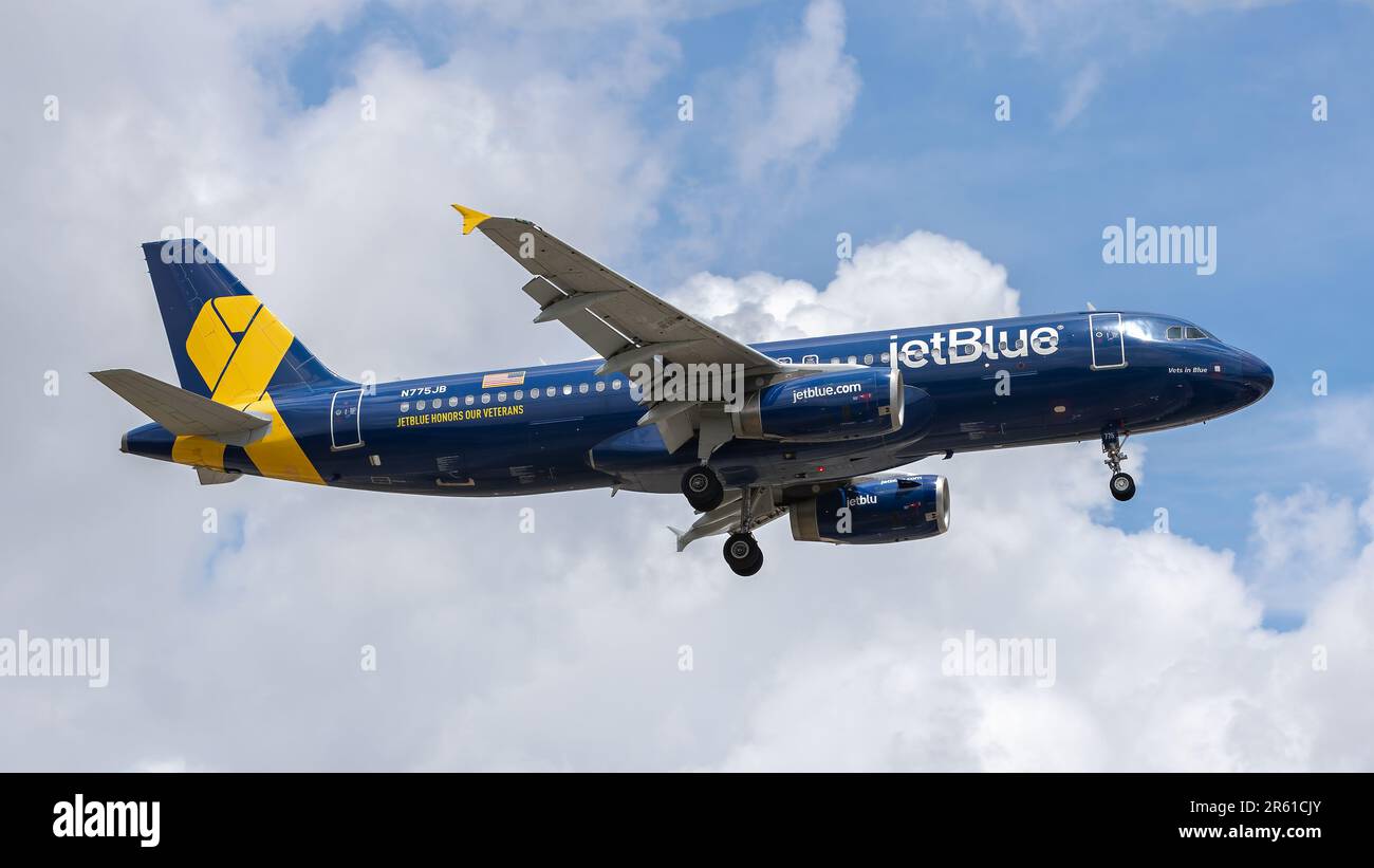 jetBlue A320 Stock Photo