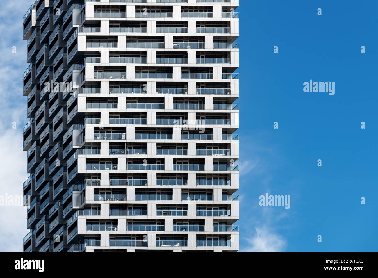 Modern apartment building, Vancouver, British Columbia, Canada. Stock Photo