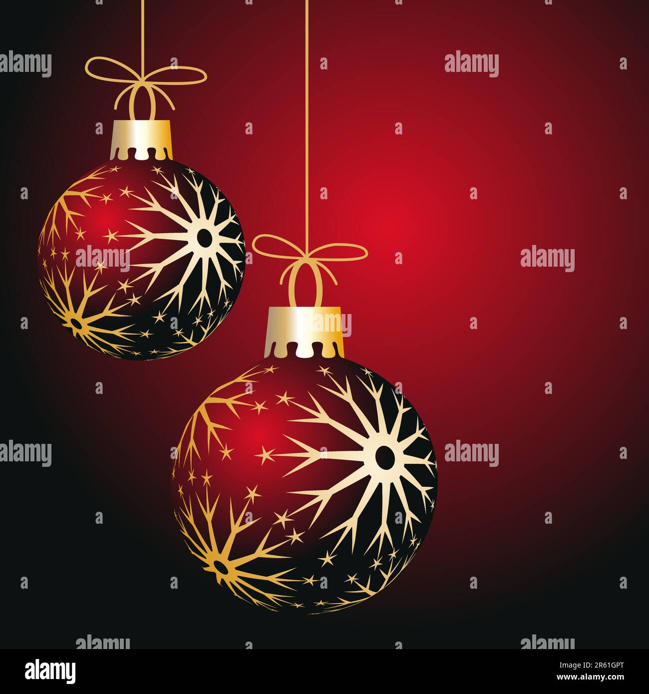 Christmas decoration in red, full scalable vector graphic included Eps ...