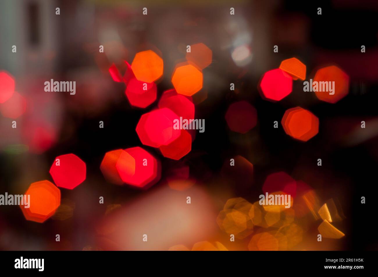 Bokeh background in red tones Stock Photo - Alamy