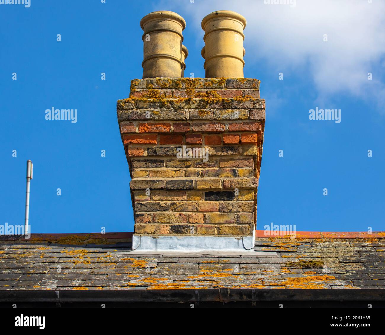 Close-up of a Chimney. Stock Photo