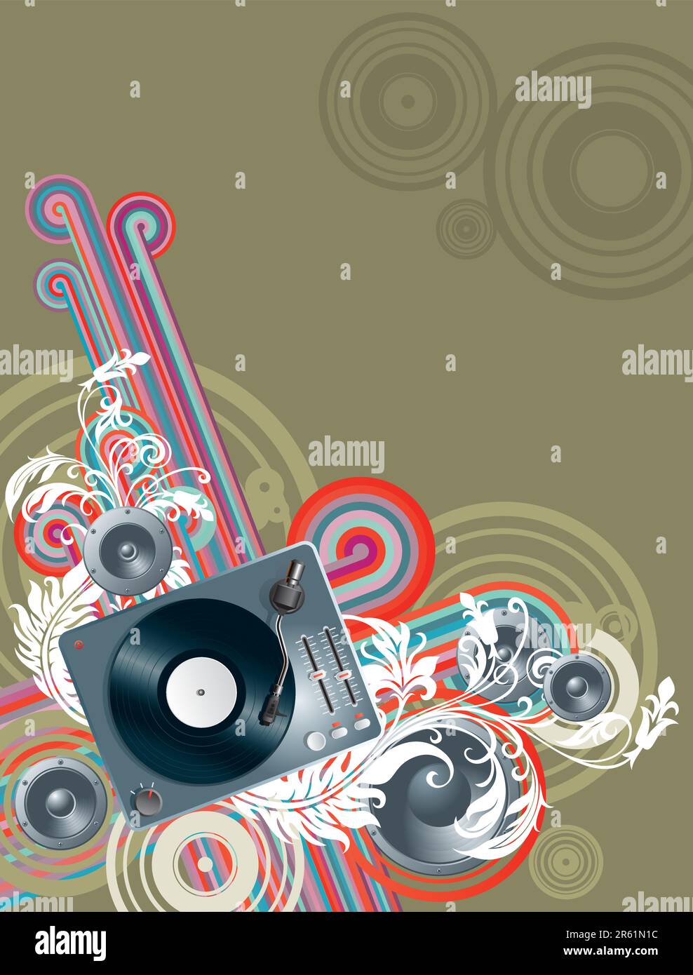 vector background for flyers and more Stock Vector